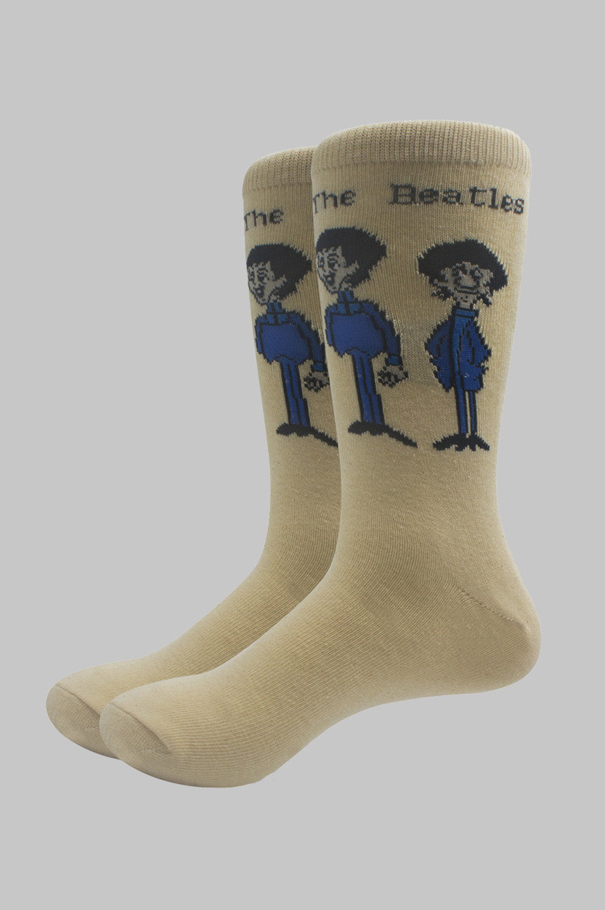 The Beatles Cartoon Group Standing Socks