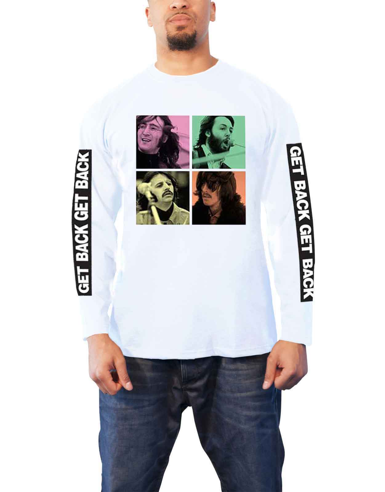 The Beatles Get Back Studio Shots Long Sleeve T Shirt