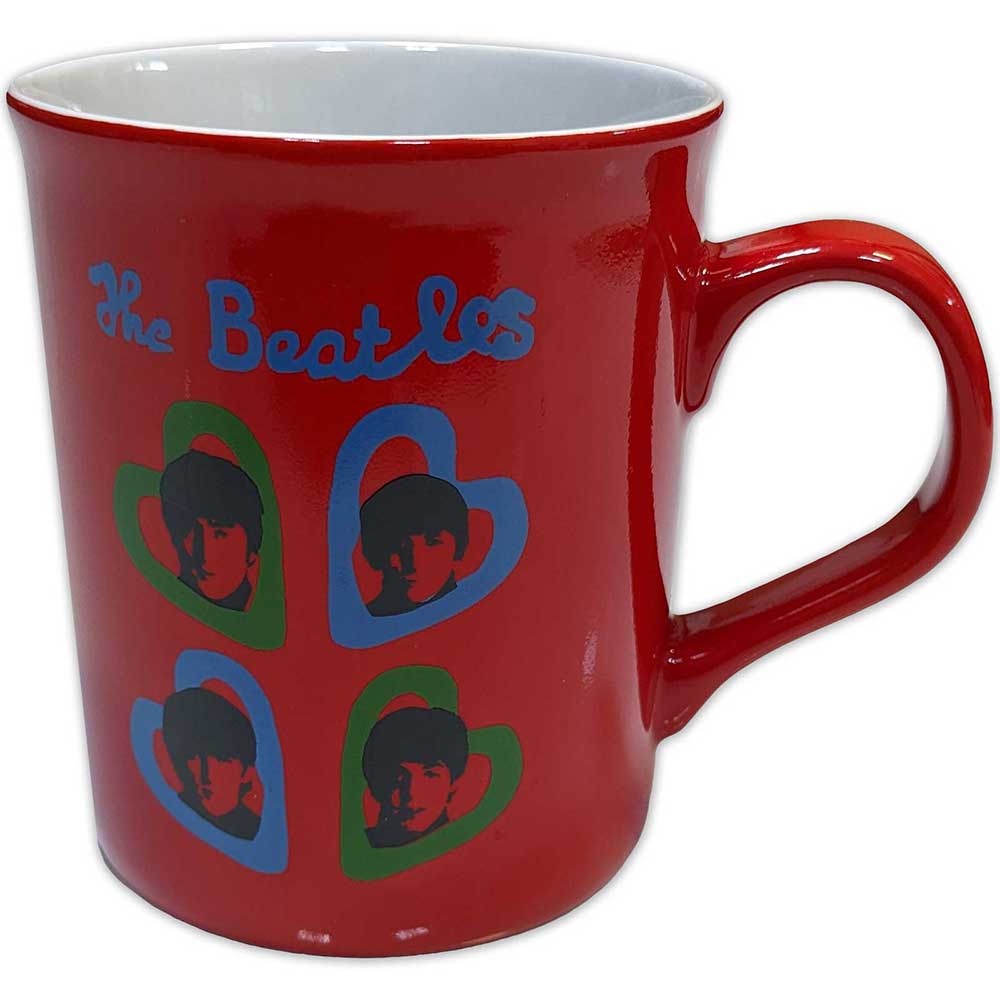 The Beatles A Hard Days Night Headshot Hearts Mug