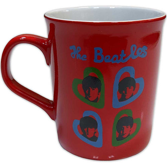 The Beatles A Hard Days Night Headshot Hearts Mug
