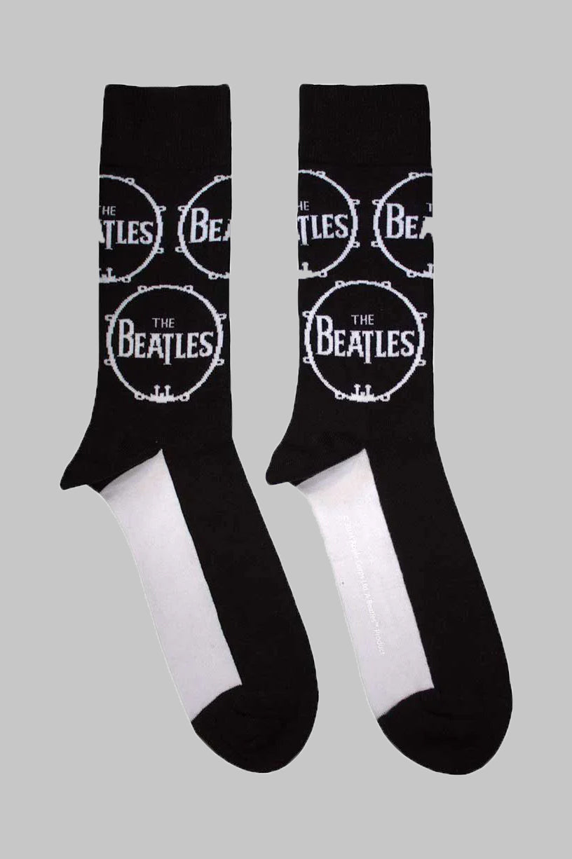 The Beatles Drum Logo Repeat Ankle Socks