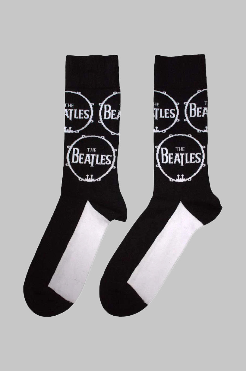 The Beatles Drum Logo Repeat Ankle Socks
