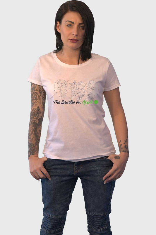 The Beatles On Apple Skinny Fit T Shirt