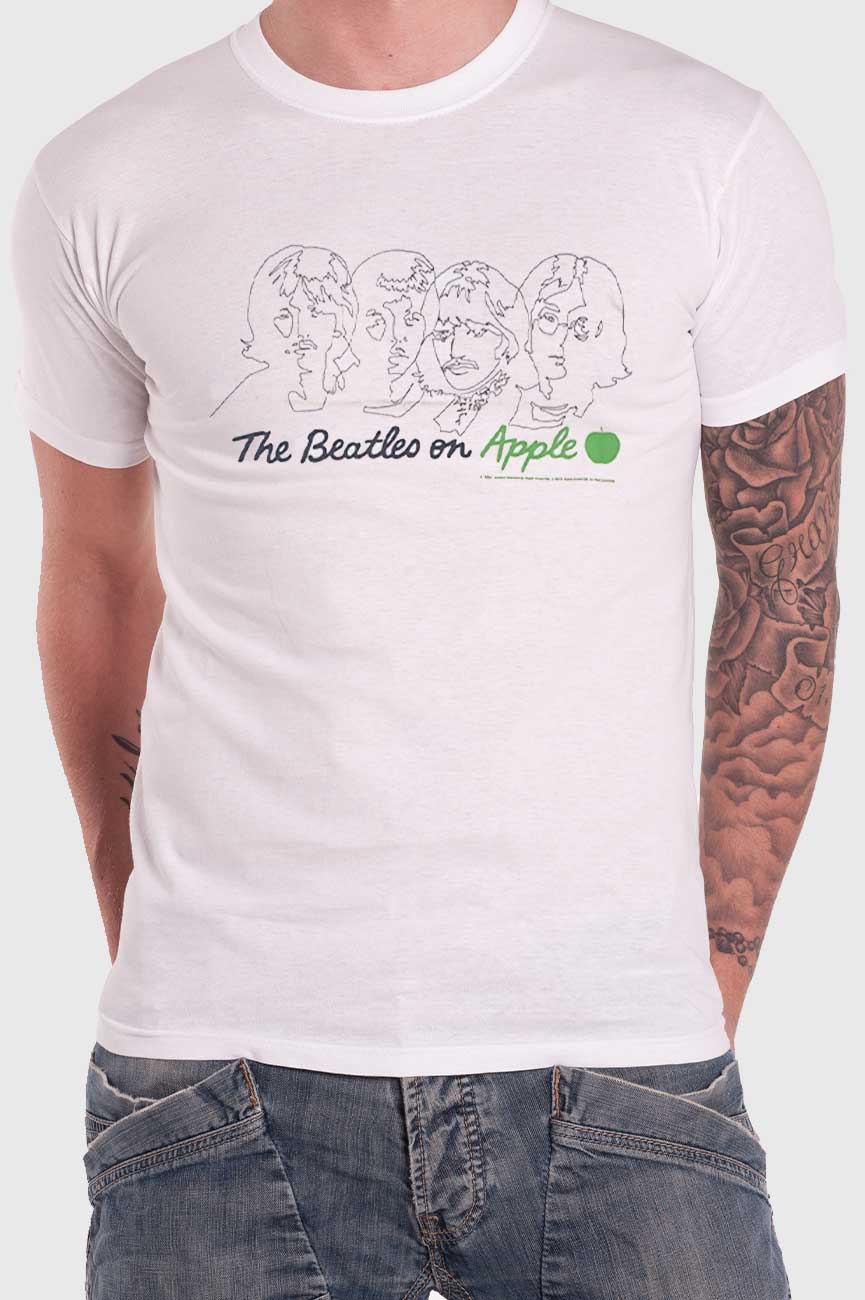 The Beatles On Apple T Shirt