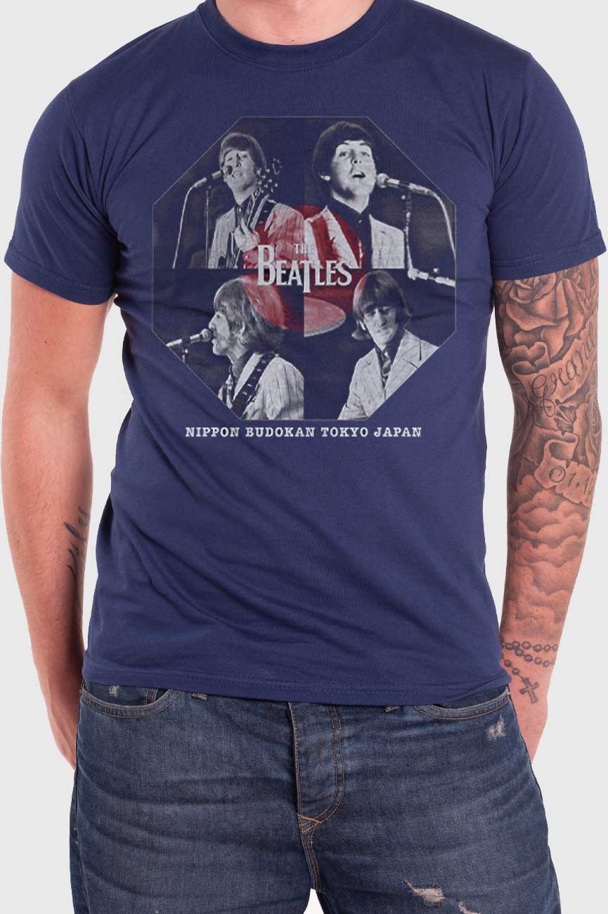 The Beatles Budokan Japan Octagon T Shirt