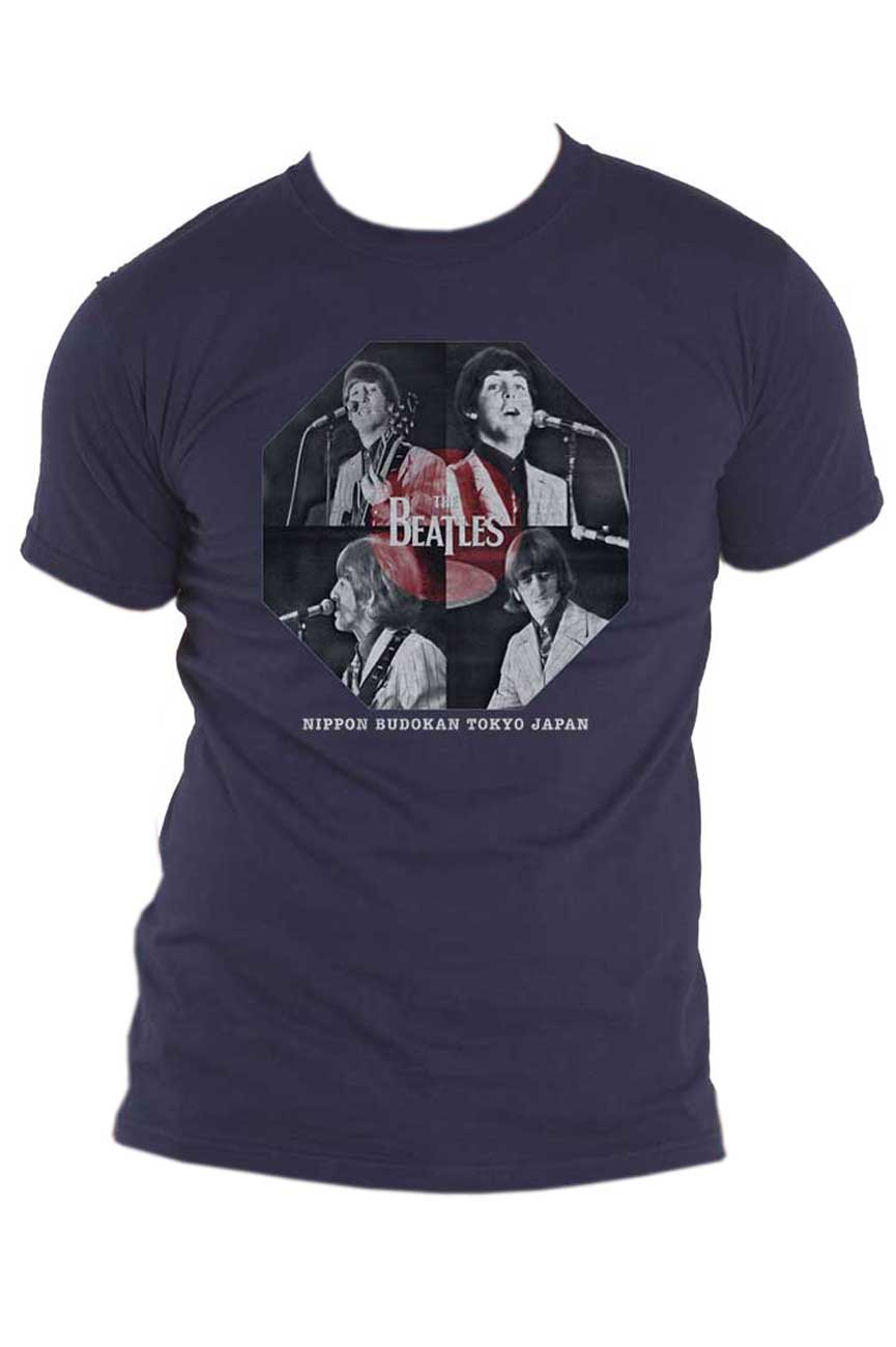 The Beatles Budokan Japan Octagon T Shirt