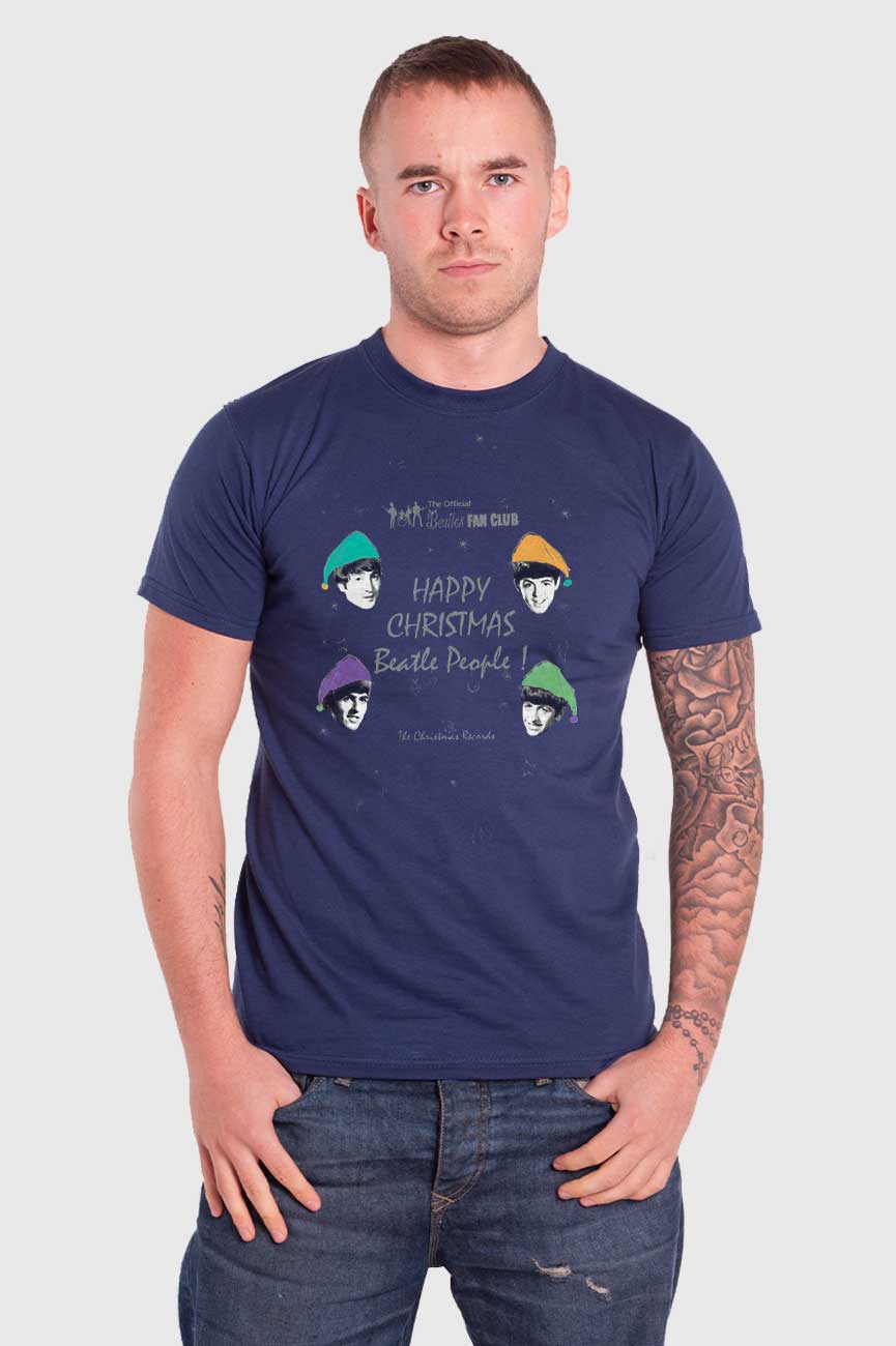 beatles christmas t shirt