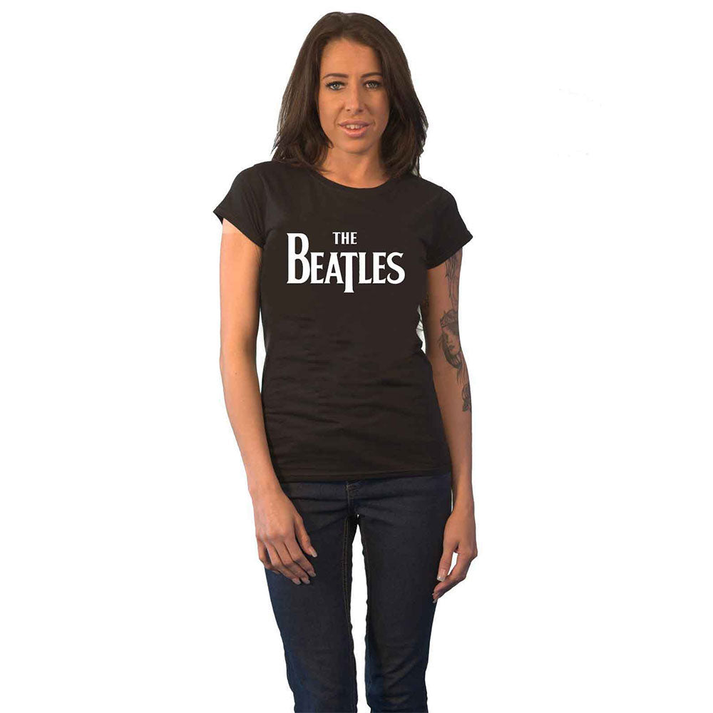 The Beatles Drop T Band Logo Skinny Fit T Shirt - Main Image
