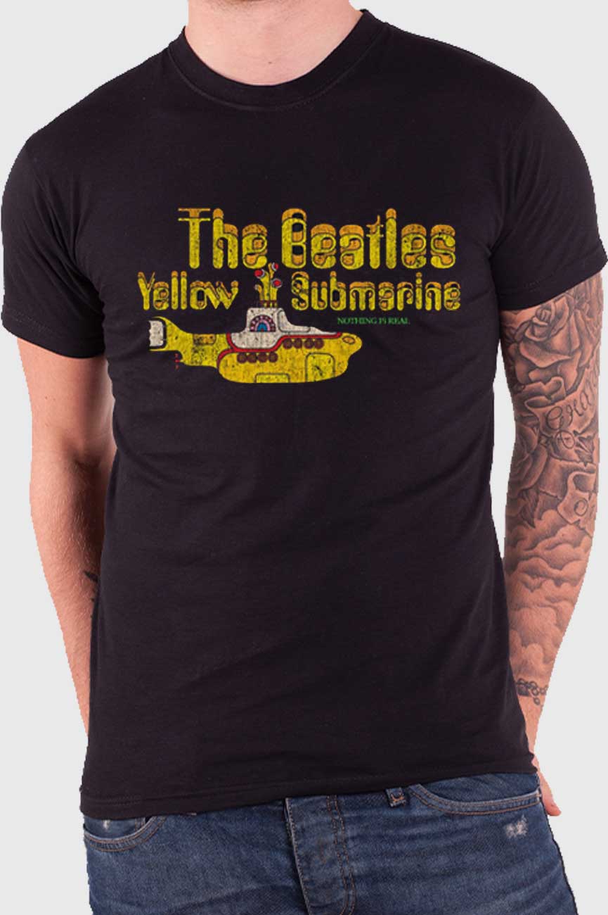 The Beatles Yellow Submarine Nothing Is Real T Shirt