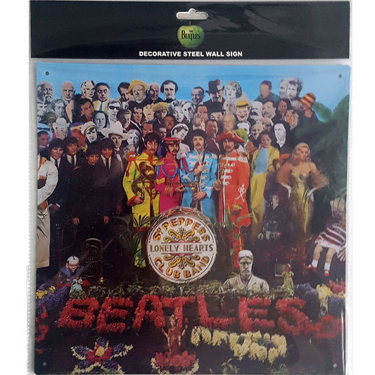 The Beatles Sgt Pepper new Official Embossed Steel Wall Sign