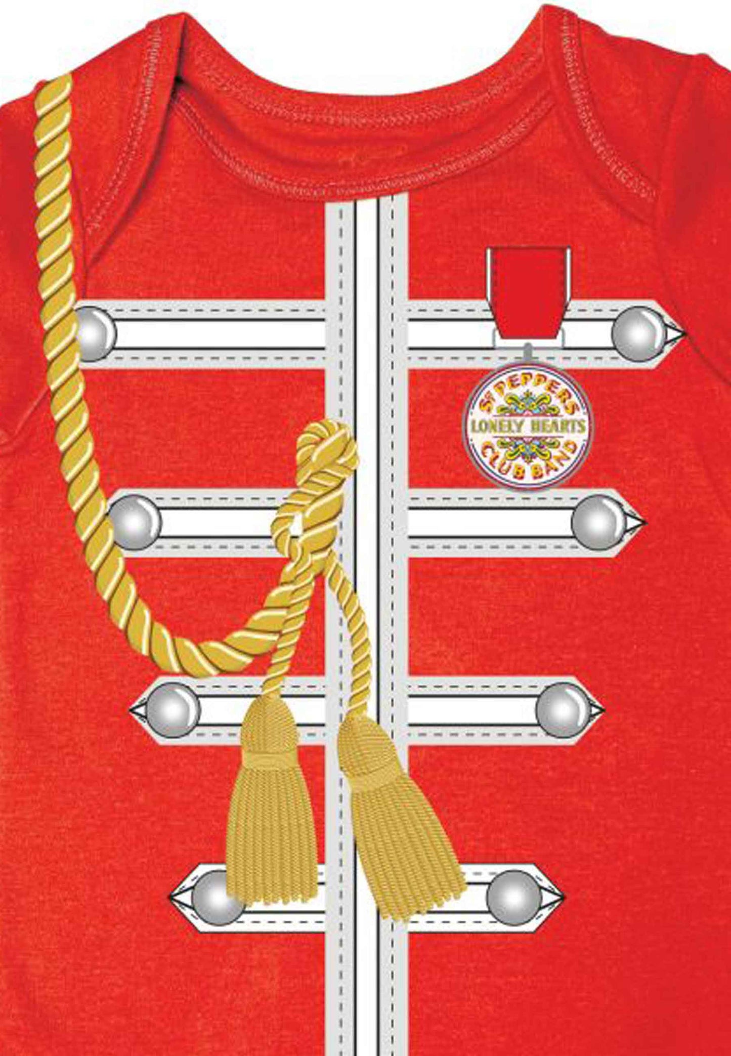 The Beatles Sgt Pepper Uniform Baby Grow