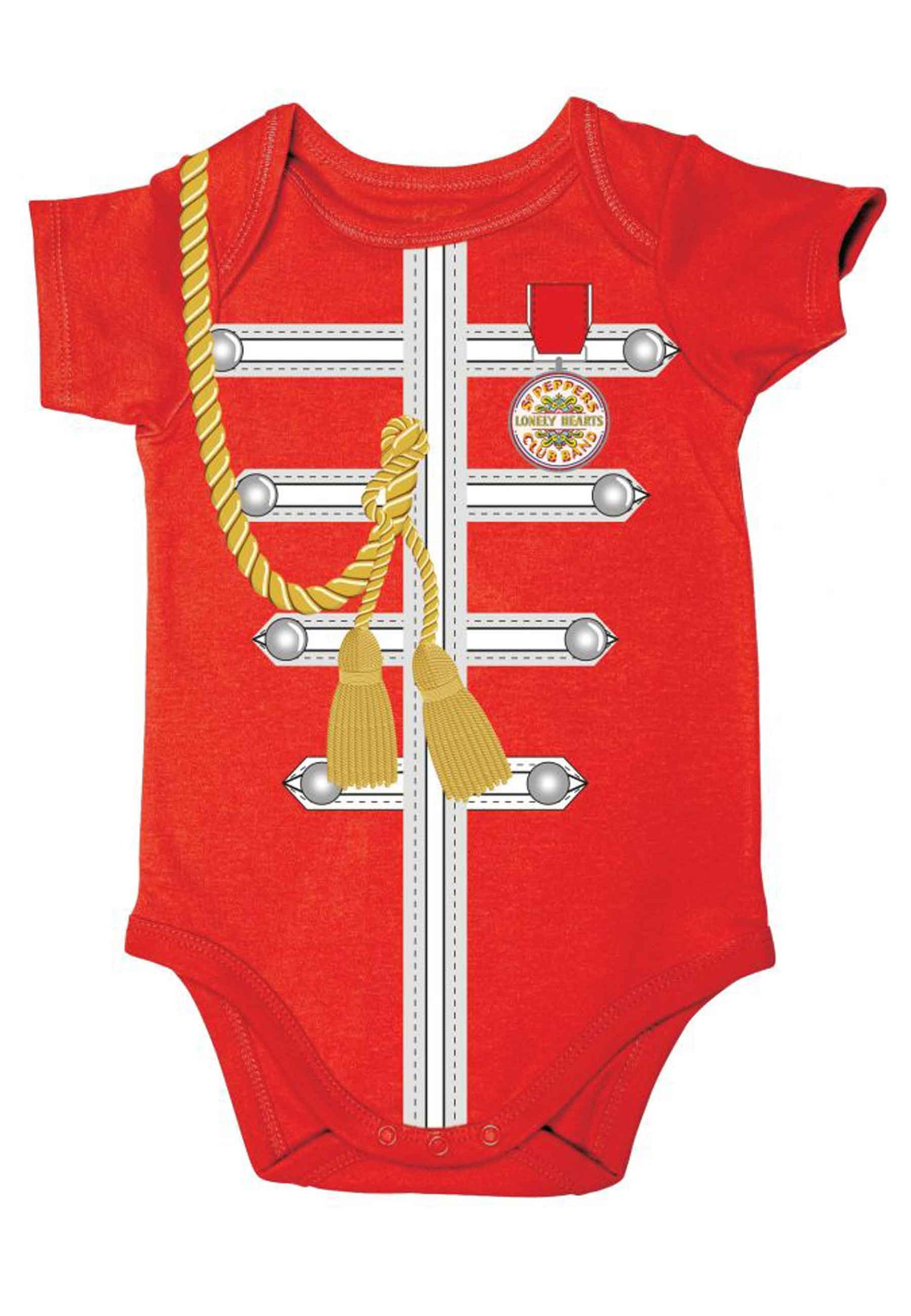 The Beatles Sgt Pepper Uniform Baby Grow