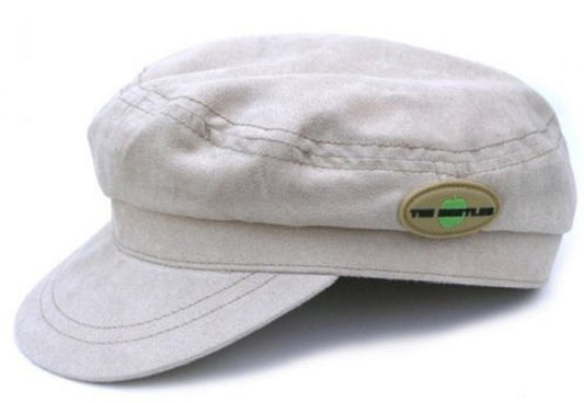 The Beatles Help Apple logo badge new Official retro Beige Moleskin Cap