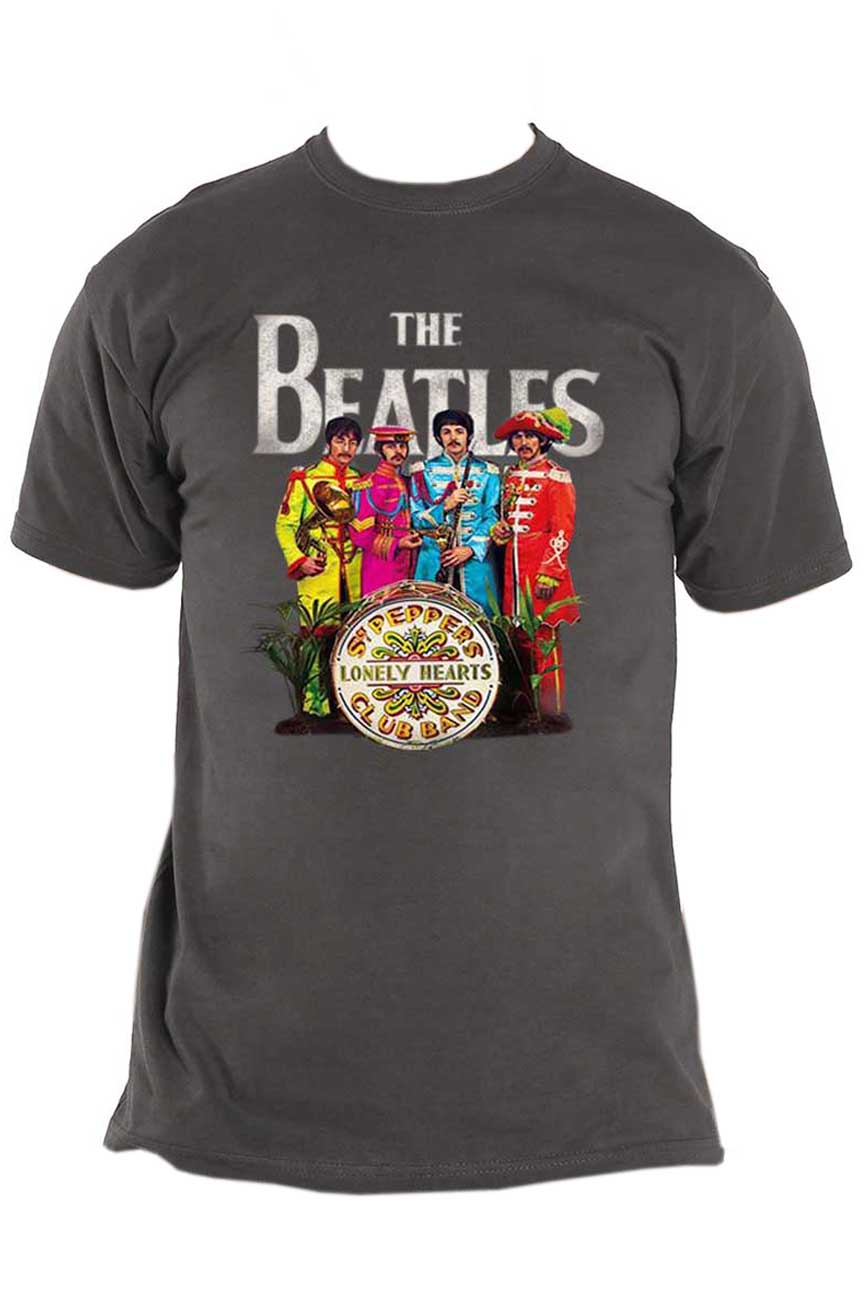 The Beatles Sgt Pepper Lonely Hearts Drum T Shirt