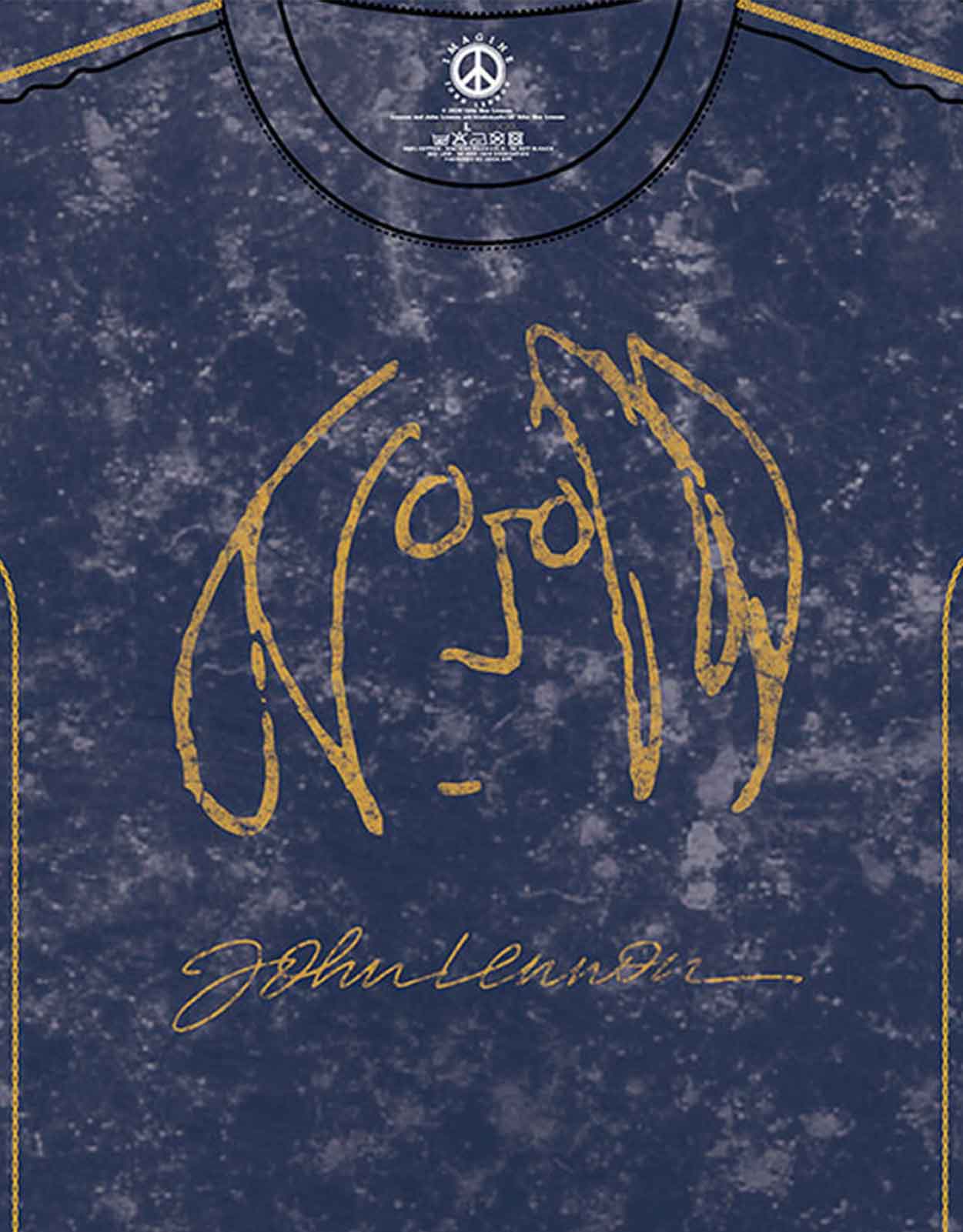 John Lennon Self Portrait Snow Wash Tee
