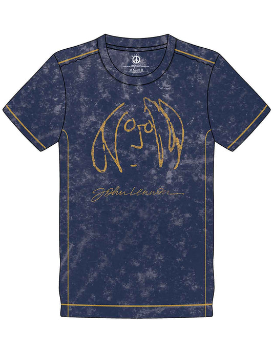 John Lennon Self Portrait Snow Wash Tee