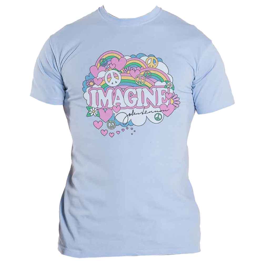 John Lennon Rainbows Love & Peace T Shirt