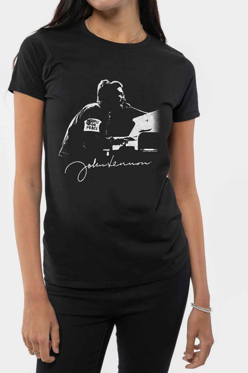 John Lennon People For Peace Skinny Fit T Shirt