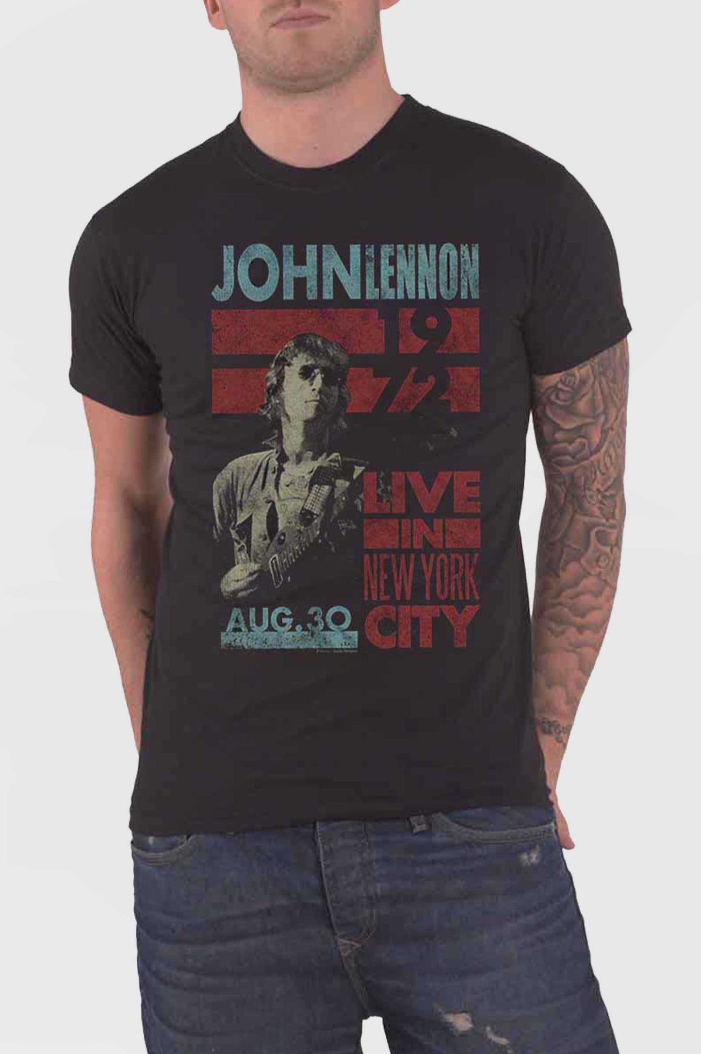 John Lennon Live in NYC 1972 T Shirt