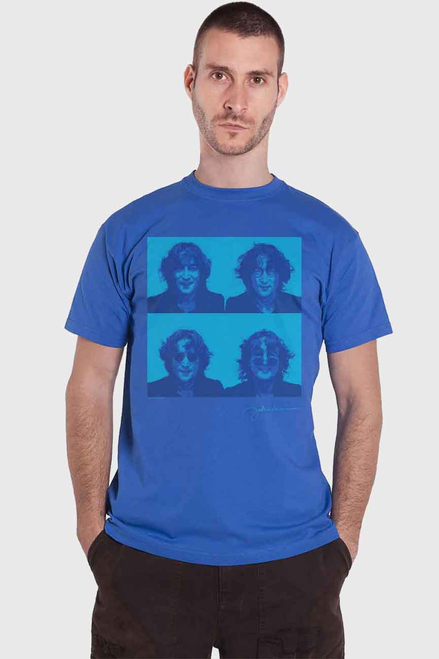 John Lennon Glasses 4 Up T Shirt
