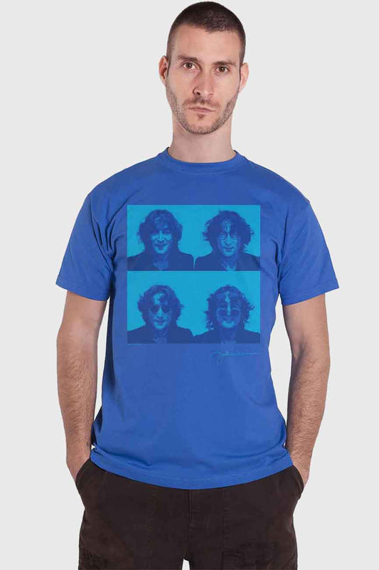 John Lennon Glasses 4 Up T Shirt