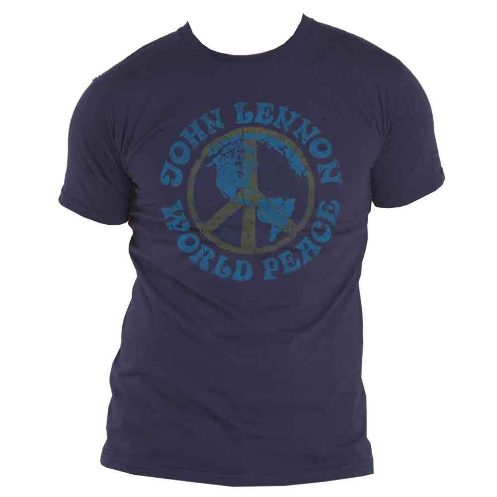 John Lennon World Peace T Shirt