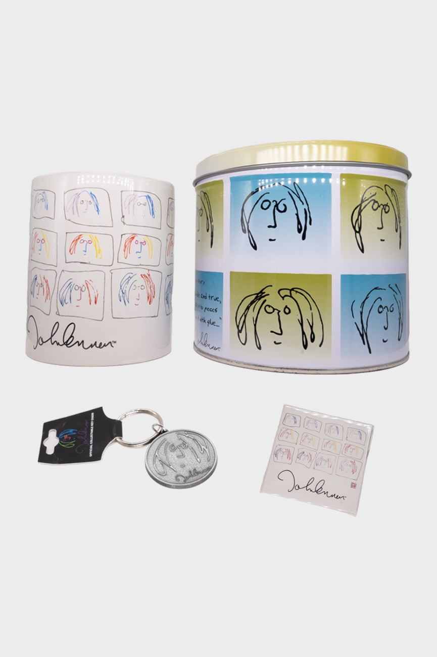John Lennon Accessory Gift Set Tin