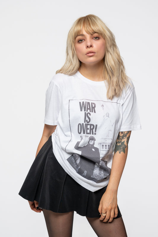 John Lennon War is Over Liberty Lady T Shirt