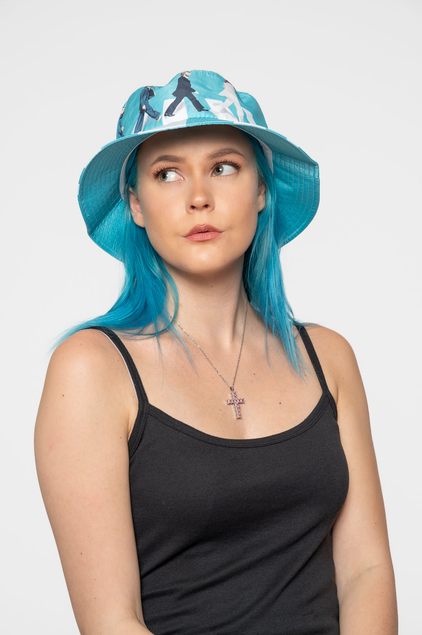 The Beatles Abbey Road Crossing Bucket Hat
