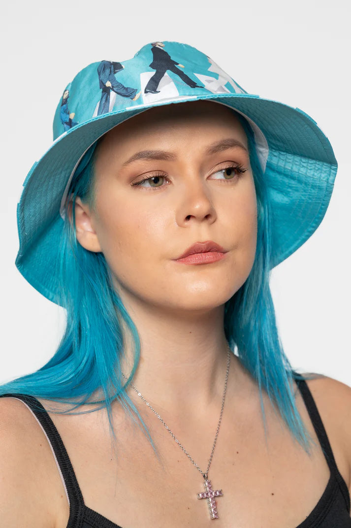 The Beatles Abbey Road Crossing Bucket Hat
