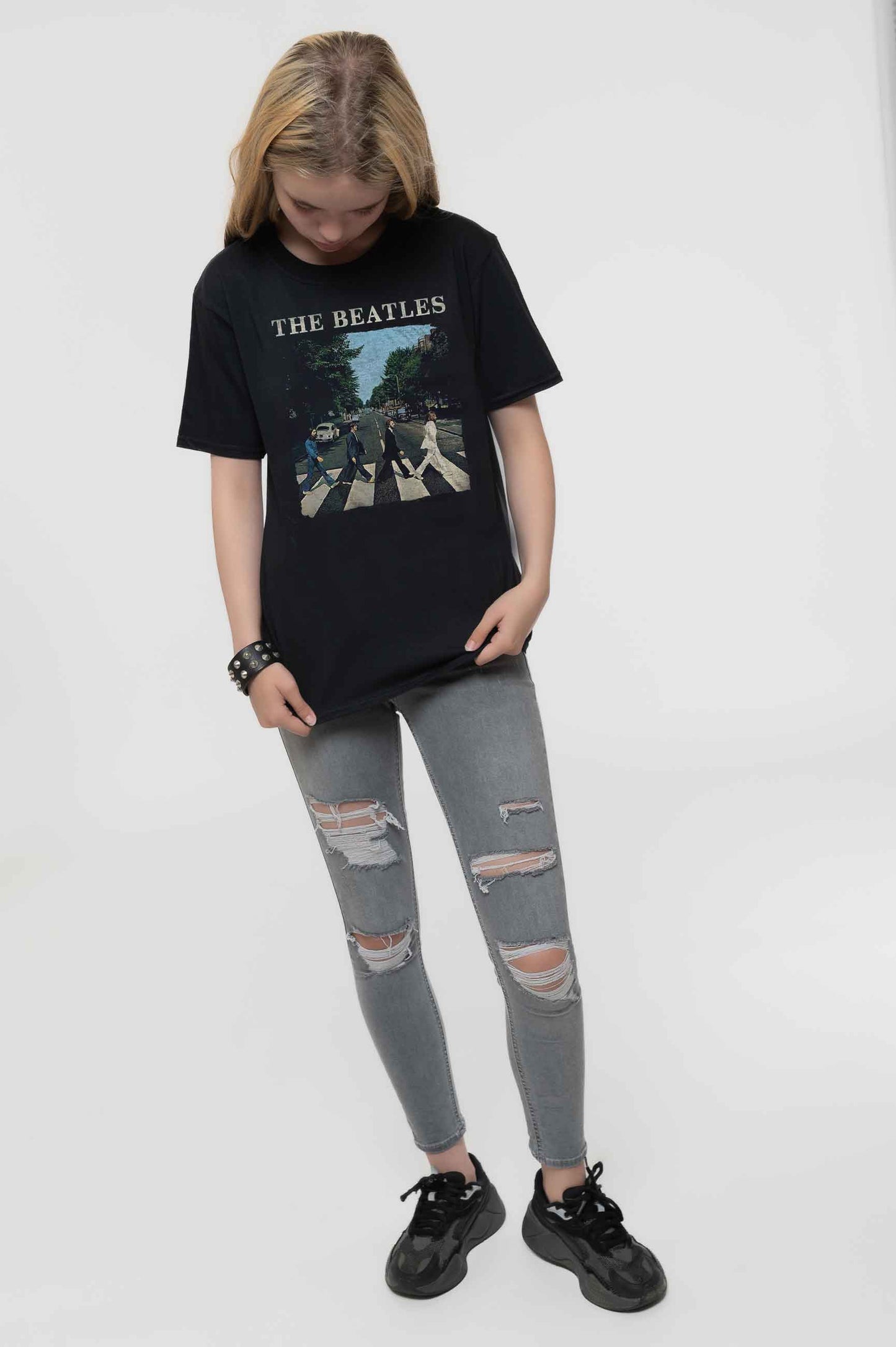 The Beatles Kids Abbey Road T-Shirt - Black Colourway