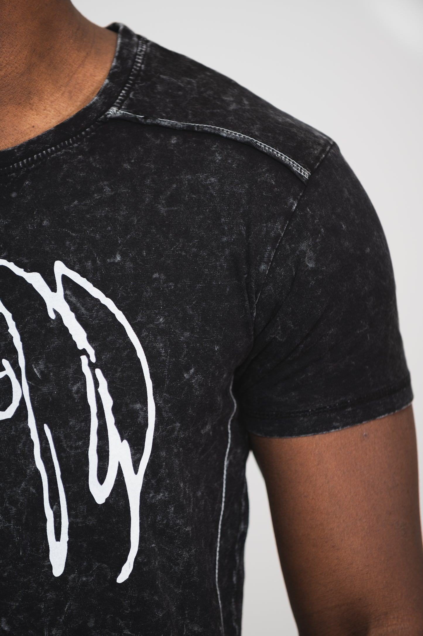 John Lennon Portrait Snow Wash T Shirt