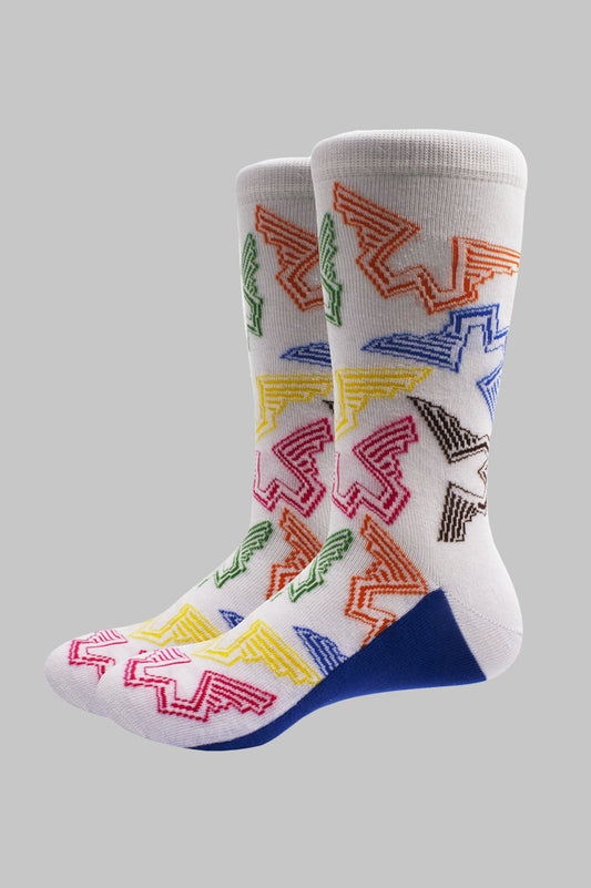 Paul McCartney Wings Logo Socks