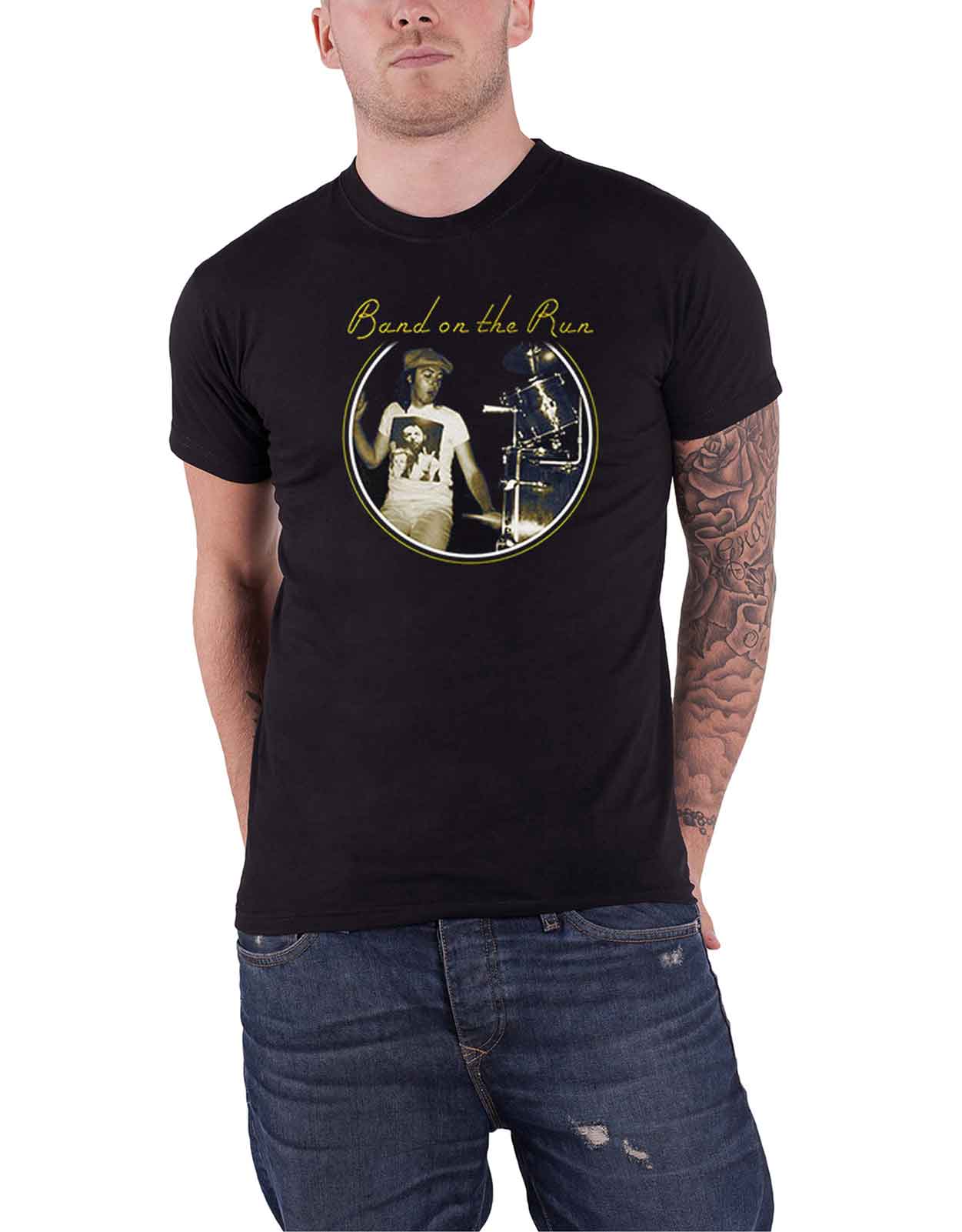 Paul McCartney Wings Band On The Run T Shirt