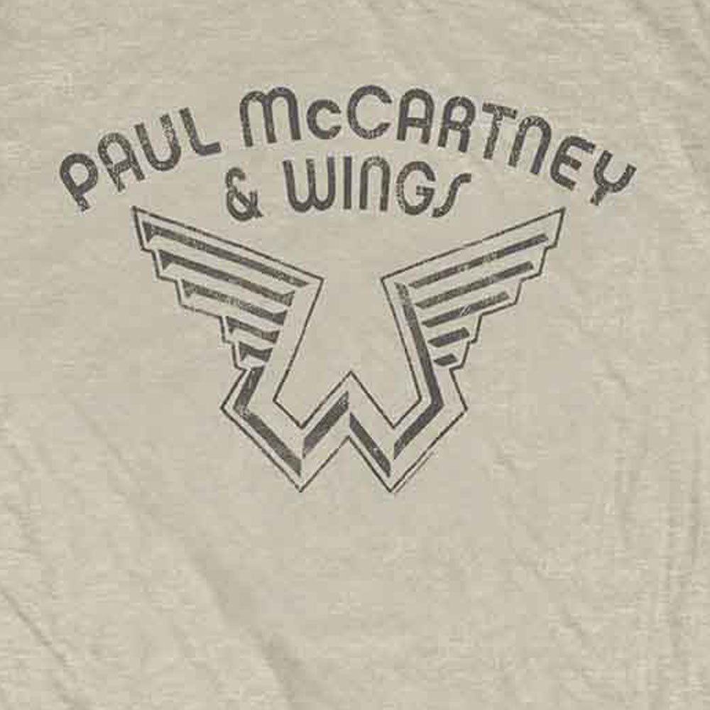 Paul McCartney Wings Logo T Shirt