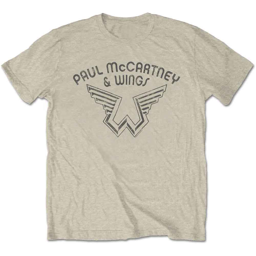 Paul McCartney Wings Logo T Shirt