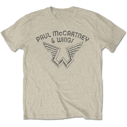 Paul McCartney Wings Logo T Shirt