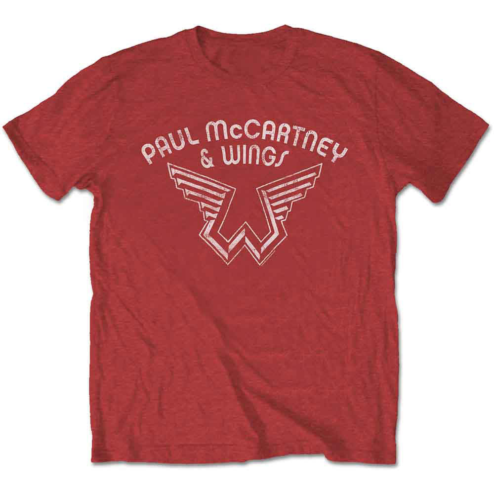 Paul McCartney Wings Logo T Shirt
