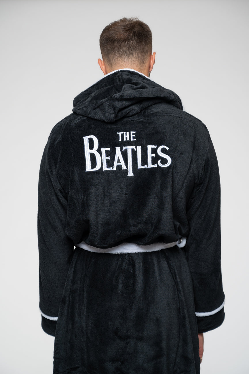 The Beatles Bathrobe Drop T Logo