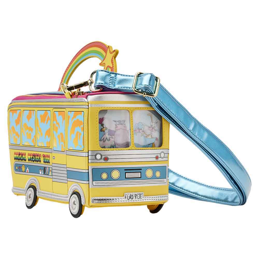 Loungefly Cross Body Bag The Beatles Magical Mystery Tour Bus Official Yellow
