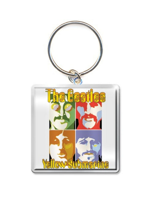 The Beatles Keyring Yellow Submarine Sea Of Science Keychain