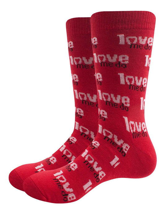 The Beatles Love Me Do Repeat Womens Socks