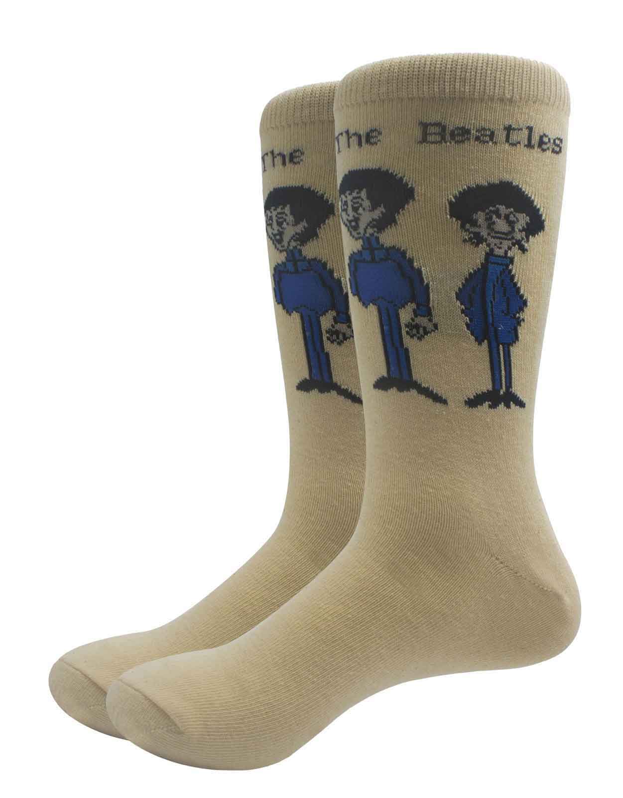 The Beatles Cartoon Group Standing Socks