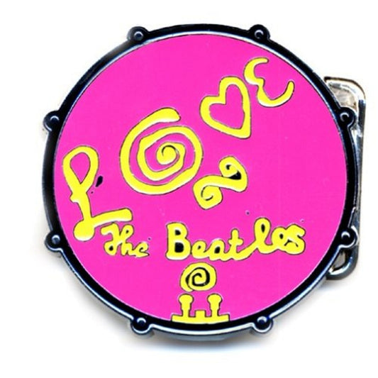 The Beatles Belt Buckle Love Drum