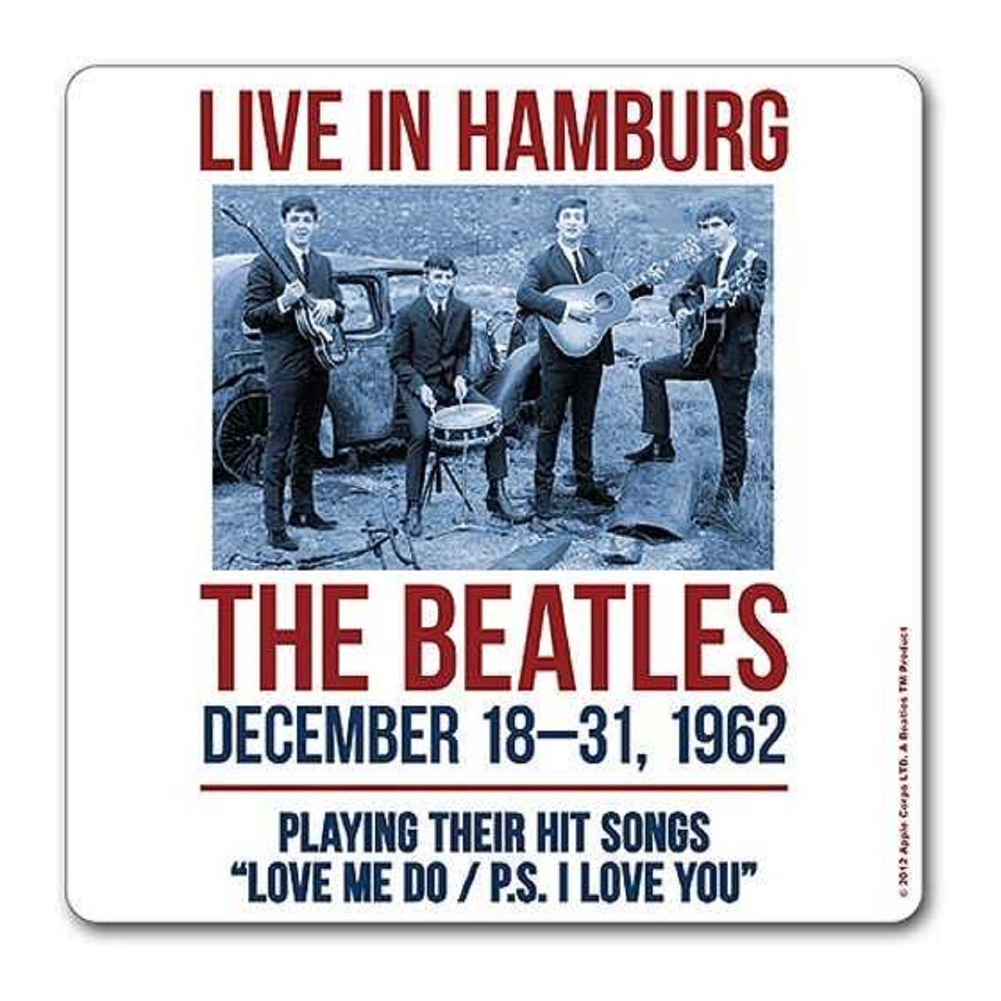 The Beatles1962 Hamburg  Coaster