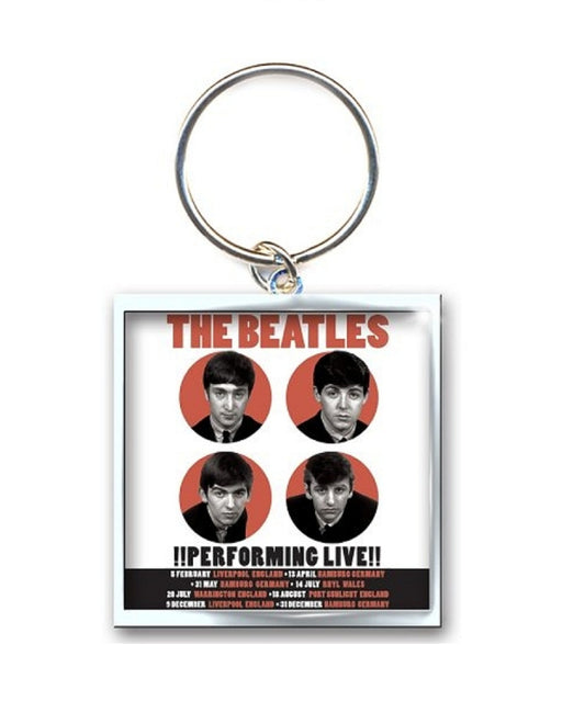 The Beatles Keyring 1962 Performing Live Keychain