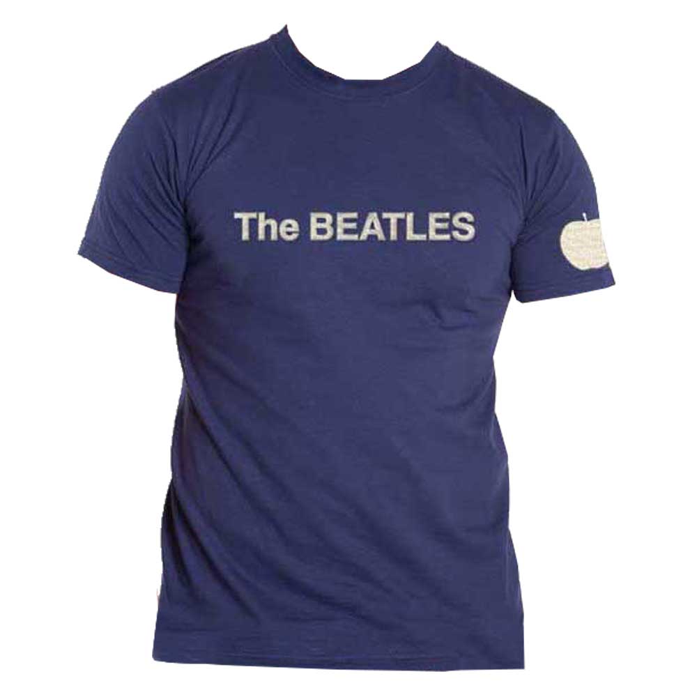 The Beatles band Logo & Apple Applique T Shirt