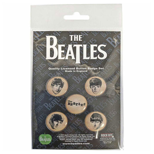 The Beatles She Loves You Vintage Button Badge Pack