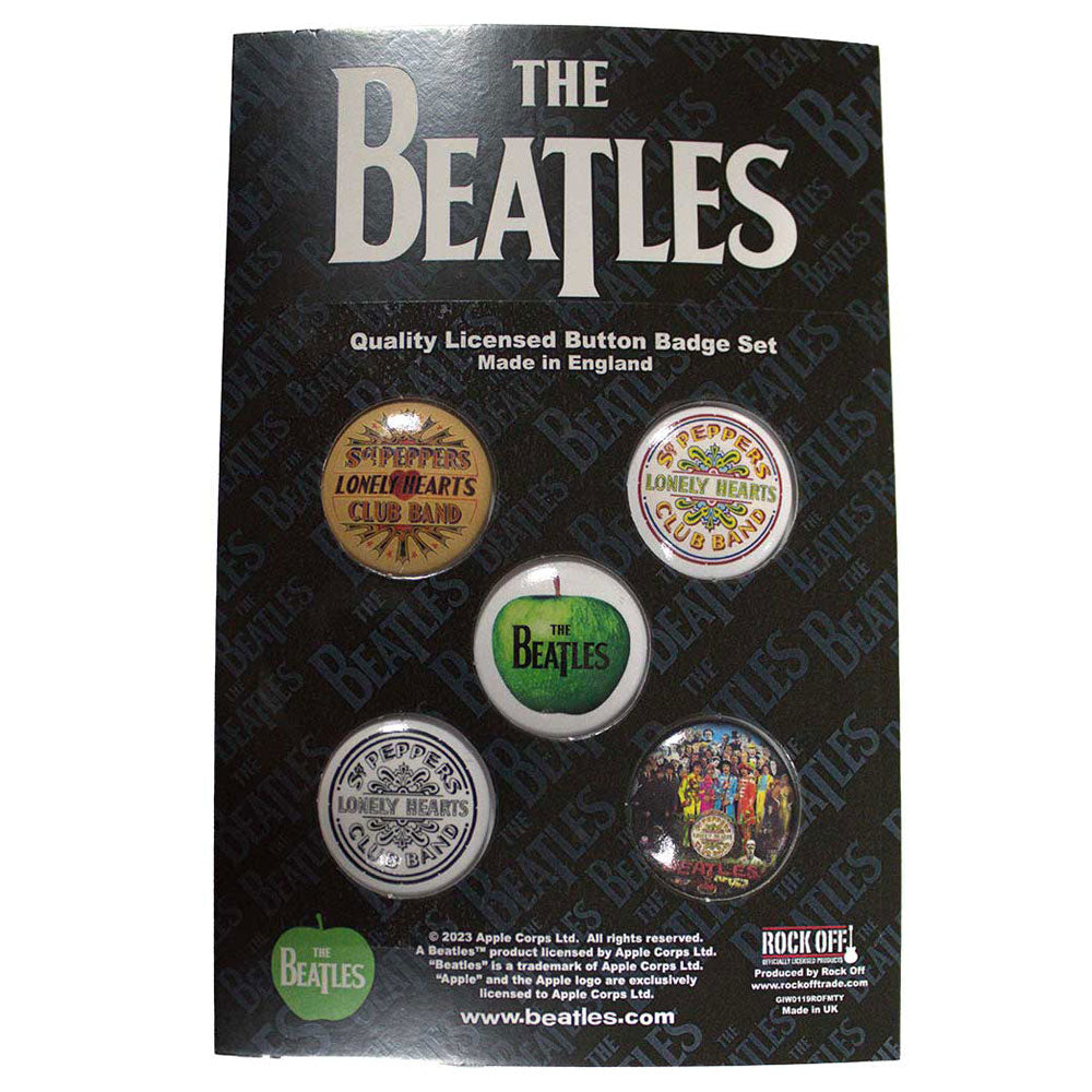The Beatles Sgt Pepper Button Badge Pack