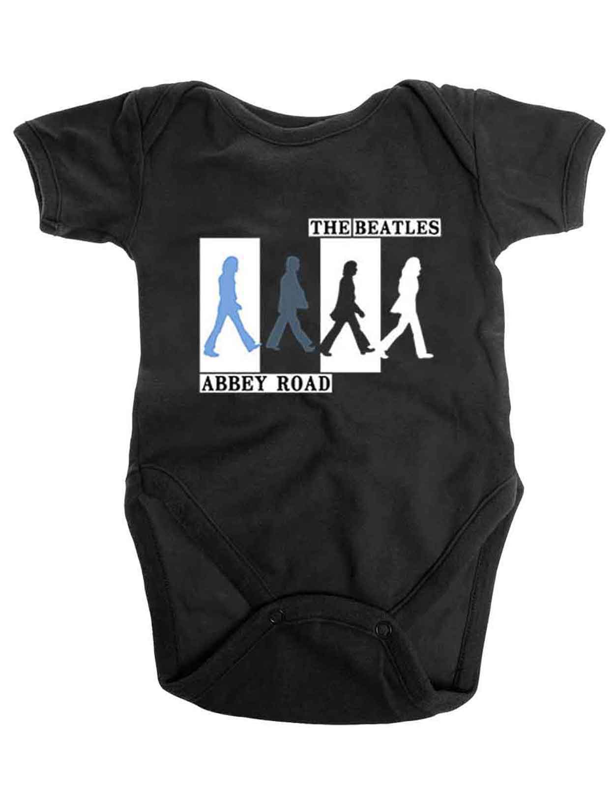 The Beatles Abbey Road Crossing Colours Baby Grow